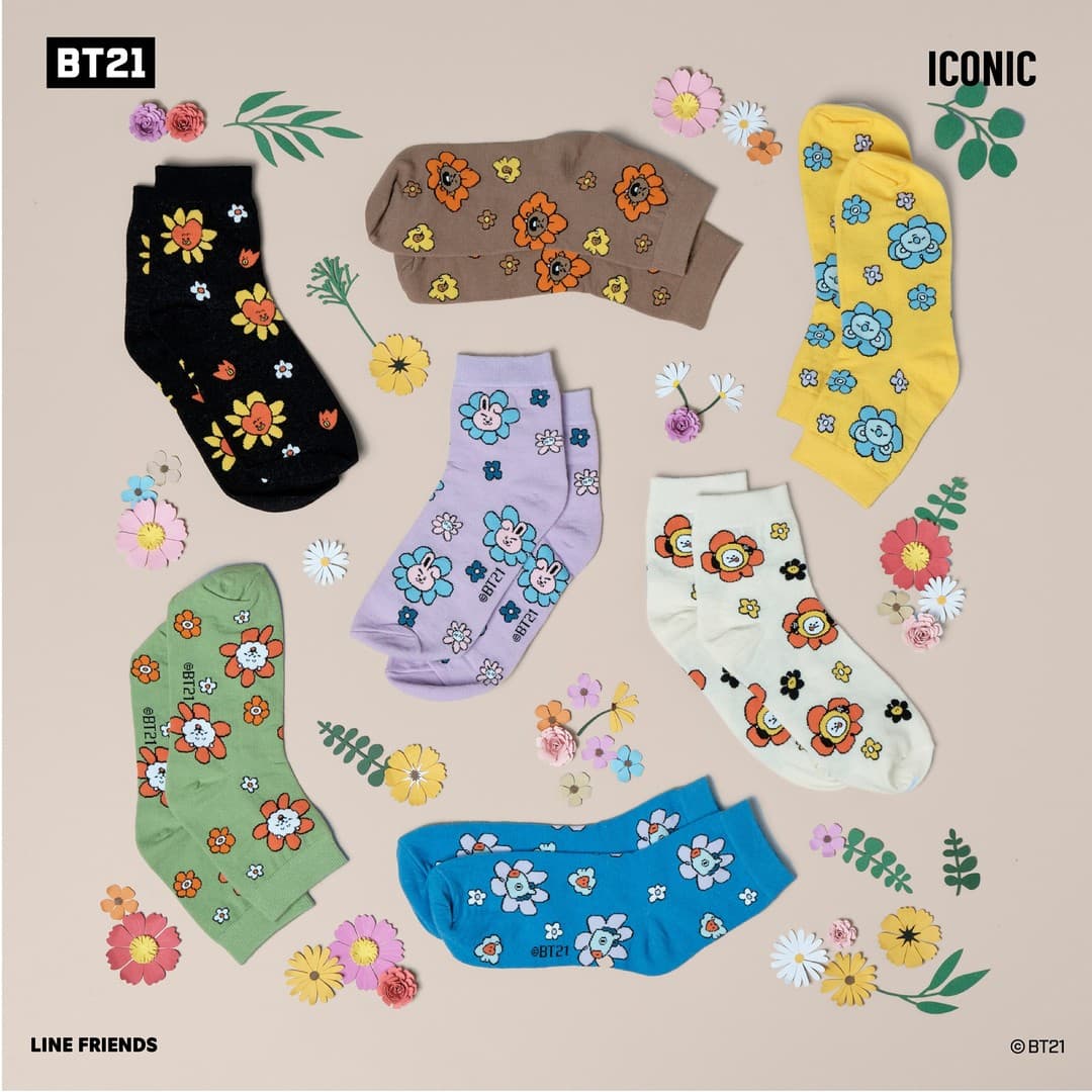 ICONIC SOCKS X BT21